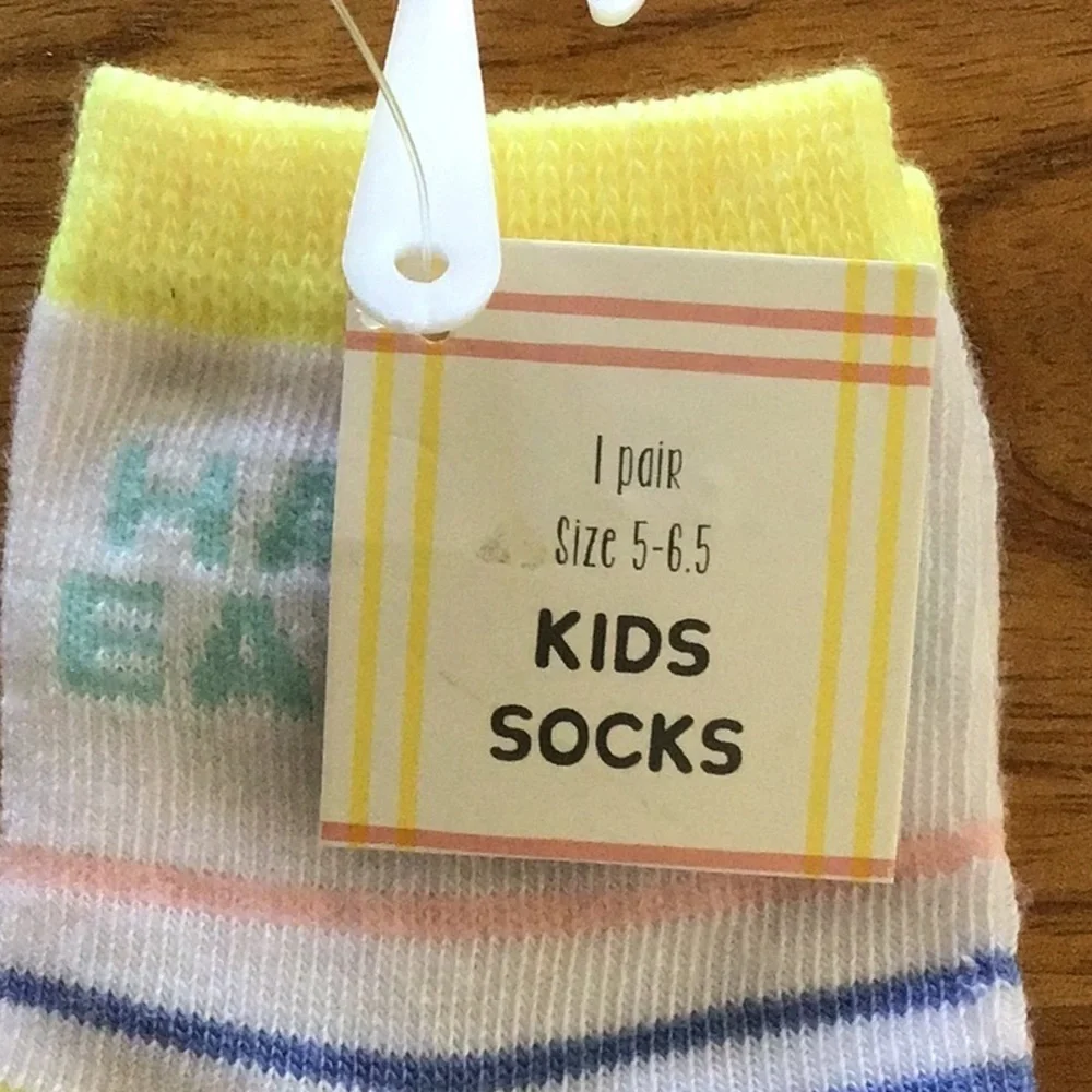 Charming Easter Spring Crew Socks - NWT